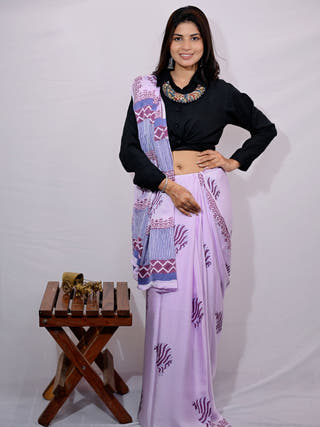 Panchhi Modal Silk Saree