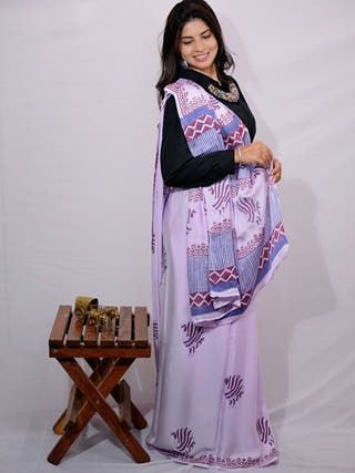 Panchhi Modal Silk Saree