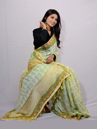 Feeroza Modal Silk Saree
