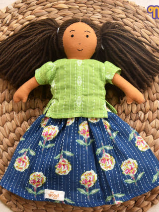 Nilah's Younger Sister Mira Girl Doll Classic Blue