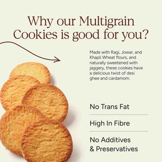Multigrain Cardamom Cookies