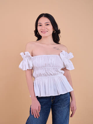 Malla Top | White