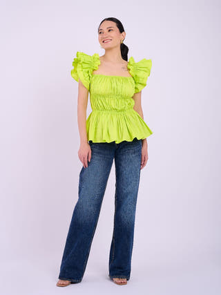 Malla Top | Lime