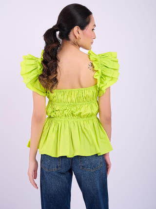 Malla Top | Lime