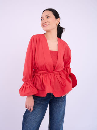 Paige Top | Red