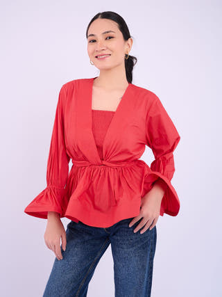 Paige Top | Red