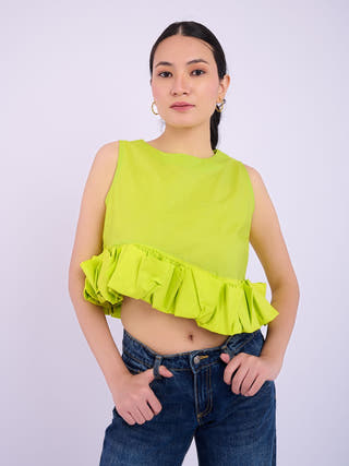 Tasha Top | Lime Green