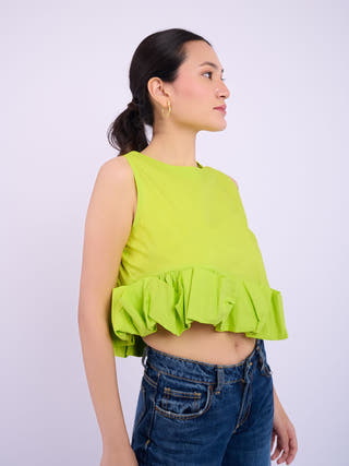 Tasha Top | Lime Green