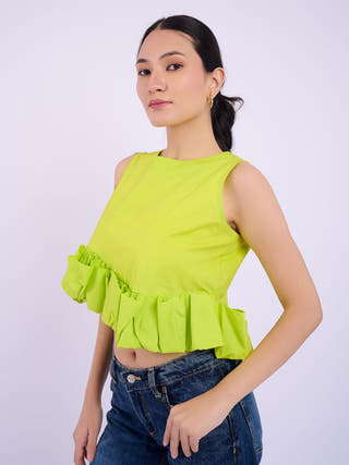 Tasha Top | Lime Green