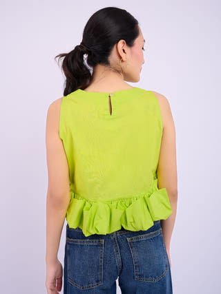 Tasha Top | Lime Green