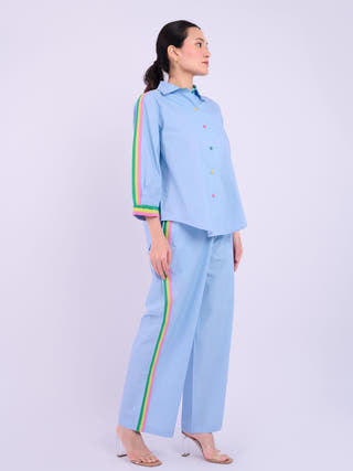Harper Top | Light Blue