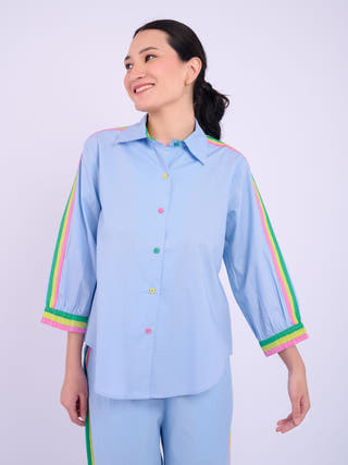 Harper Top | Light Blue