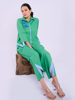 Alora Shirt |Dark Green