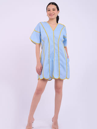 Hally Dress | Light Blue