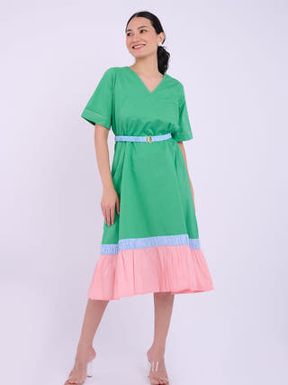 Mira Dress | Dark Green