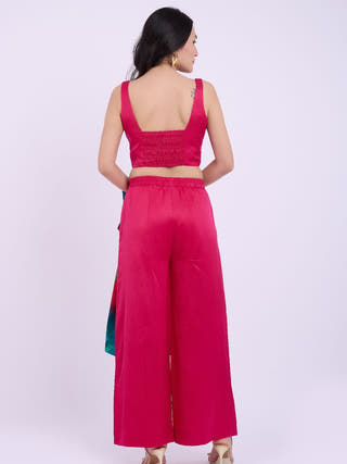 Teddi Crepe Set | Abstract Green