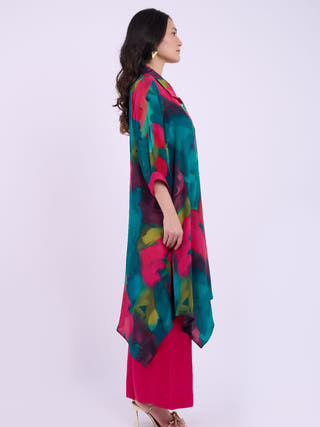 Elvis Crepe Set | Abstract Green