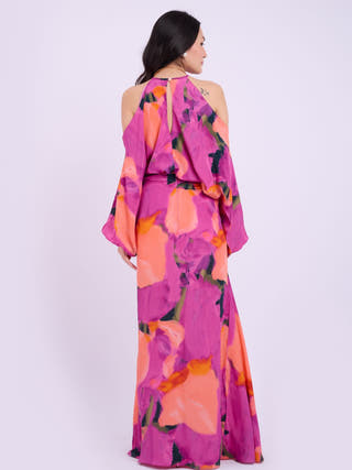 Elin Crepe Set | Abstract Purple