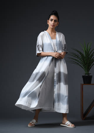 Ombré Ikat Dress