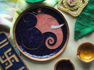 Omkara Ganesha Wallplate Ekibeki