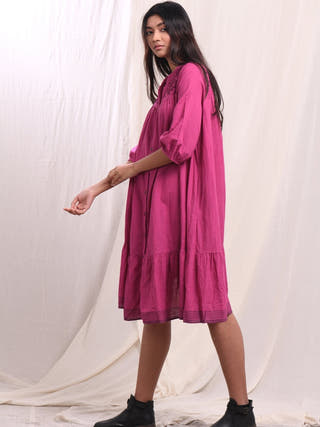 Orchid Flared Dress Earth Route