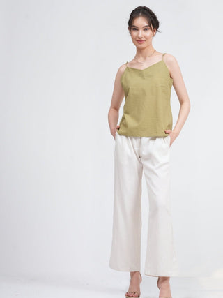 Organic Cotton Slip Top with Trousers Co-ords Set Saltpetre