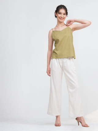 Organic Cotton Slip Top with Trousers Co-ords Set Saltpetre