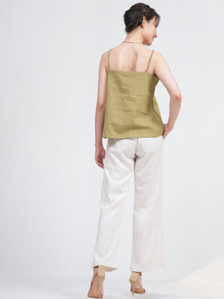 Organic Cotton Slip Top with Trousers Co-ords Set Saltpetre