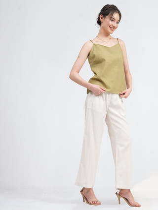 Organic Cotton Slip Top with Trousers Co-ords Set Saltpetre