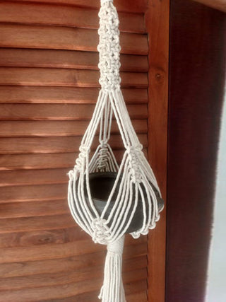 Macramé Planter Off White Forest Post