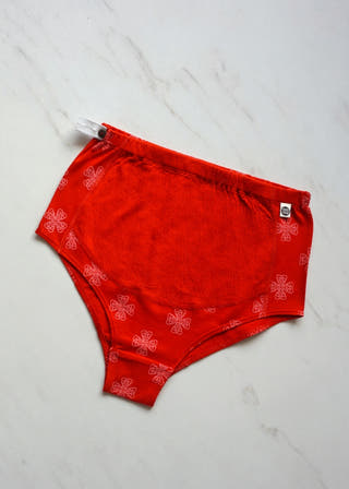 Love Knot Maternity Brief Red Wear Equal