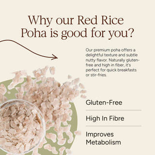 Red Rice Poha (Flakes)