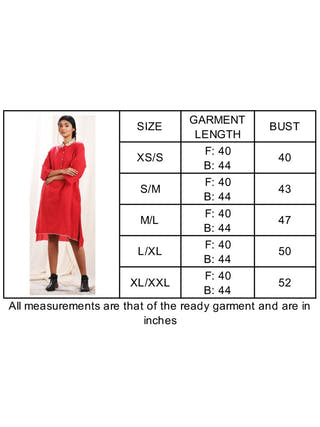 Rini Tunic with Hand Embroidered Collar Earth Route