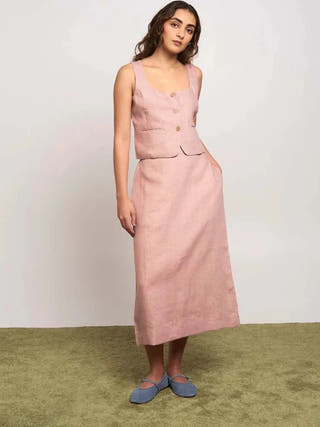 Sakura Beige Vest Something Sustainable