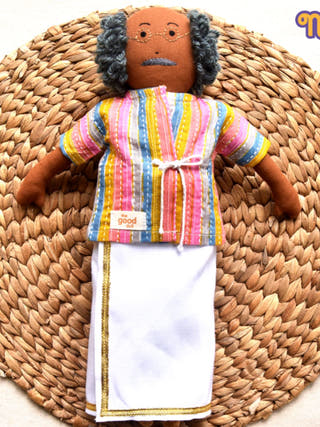 Nilah's Thatha Boy Doll Multicolour Shirt