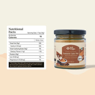 Turmeric Latte Mix With Ashwagandha (Golden Milk Powder)