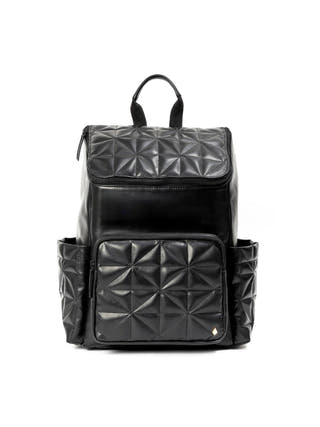 Black Noir Vegan Leather Bagpack