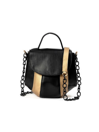 Aurora Vegan Leather Sling Black