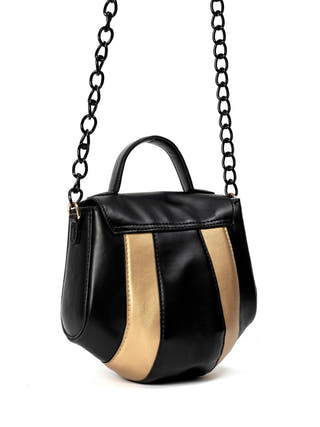 Aurora Vegan Leather Sling Black