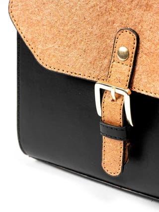 Juniper Vegan Leather Sling Bag Black