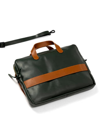 Willow Vegan Leather Laptop Sleeve Tan