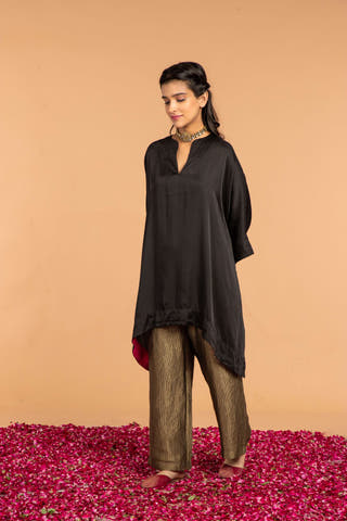 V- Neck Short Tunic
