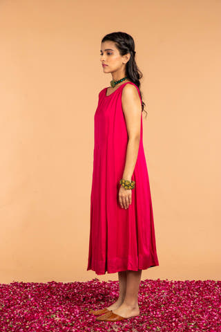 Noor Pleated Dress