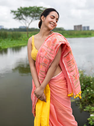 Posto Phool Saree
