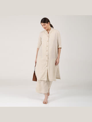 TopsWomen Solid Long Shirt TunicSaltpetre