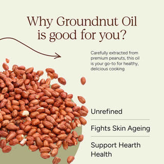 Wood Pressed Groundnut Oil