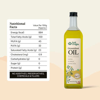 Wood Pressed Groundnut Oil