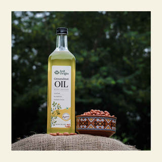Wood Pressed Groundnut Oil