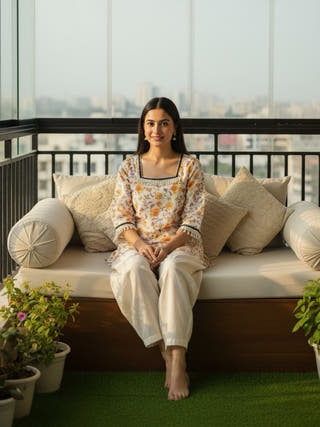 Ketki Marigold Bloom Kurti