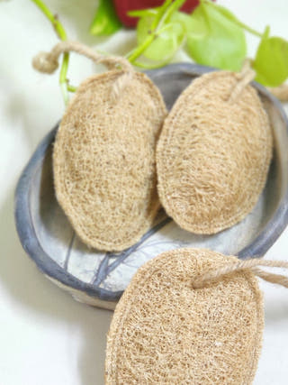 Natural Plant Based Loofah/ Bathing Sponge - Set of 3 GreenFootPrint